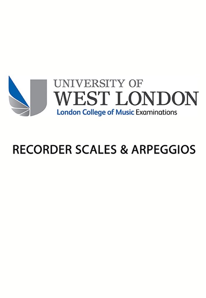 Lcm Recorder Scales & Arpeggios